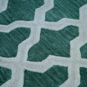 Premium Quality <b>Hand</b>-<b>Tufted</b> New Zealand Wool Carpet Custom Luxury Designer Handmade <b>Rug</b> with Fire-Resistant Properties - Product Image 3