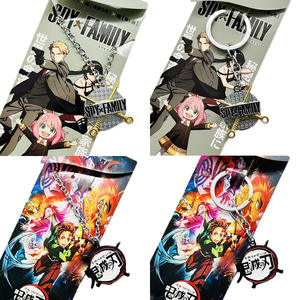 พวงกุญแจโลหะลายการ์ตูนอนิเมะขายส่ง รูปผีถือดาบ พร้อมจี้ห้อยกระเป๋า/สร้อยคอ - Product Image 2