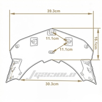 Accesorios para Motocicleta, Panel Superior Delantero de Fibra de Carbono Real, Cubierta para Faro Delantero para YAMAHA XMAX 300 2025-2026