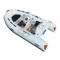 Voilier catamaran certifié CE 10ft 300 coque en fibre de verre Hypalon/bateau gonflable rigide en PVC