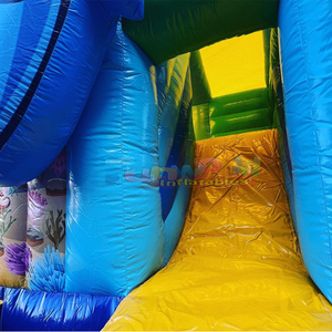 Chateau gonflable requin commercial grade kids <b>inflatable</b> shark bouncy castle with slide combo bouncer house - Product Image 6