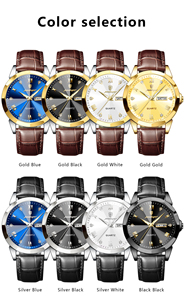 Reloj Deportivo de Lujo para Hombre Poedagar 810, Relojes de Cuarzo Luminosos a Prueba de Agua, Relojes Casuales de Cuero para Hombre - Product Image 6