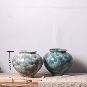Boîte-cadeau de vase de <span class=keywords><strong>poterie</strong></span> d'<span class=keywords><strong>ikebana</strong></span> en céramique de terre cuite de fleur de décor à la maison de luxe pour la décoration - Product Image 4