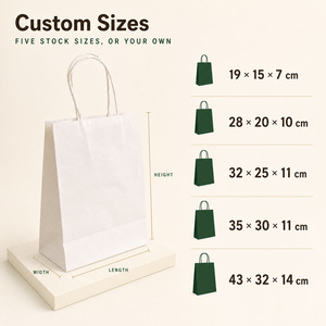 Christmas <b>Paper</b> Gift Bag Maroon Snowflake Foil Print Twisted Handles <b>Recyclable</b> For Apparel Stores - Product Image 6
