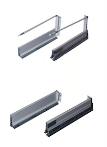 Bán Buôn Kim Loại Hộp Thép Ngăn Kéo Đường Ray Đôi Tường Mỏng Kim Loại Nhà Bếp Ngăn Kéo Tandom Hộp Nhà Bếp Giỏ - Product Image 2