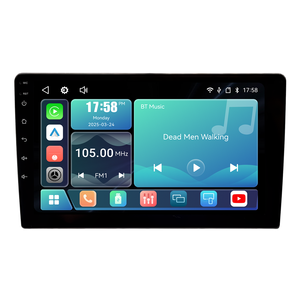 Pantalla Universal para Automóvil de 9"/10" con Sistema Linux, Reproductor Multimedia Inalámbrico Android Auto y CarPlay, Navegación GPS, Bluetooth, <span class=keywords><strong>YouTube</strong></span> - Product Image 1