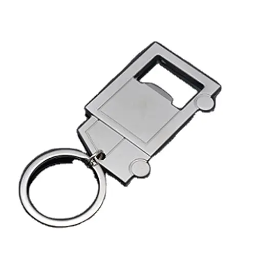 Custom Desgin Logo Auto Vorm Metalen Bierflesopener Sleutelhanger