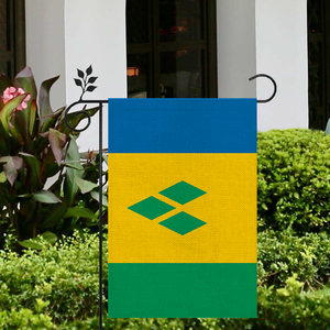 Best-seller Saint <span class=keywords><strong>Vincent</strong></span> et les Grenadines Cour Jardin Drapeau Atmosphère Unique Décoration Peut Être Personnalisé 18*12 In - Product Image 3