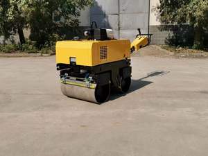 Compacteur routier vibrant à double tambour puissant de 0,5 à 0,8 tonne avec pompe SAUER et pompe à plongeur variable - Product Image 4