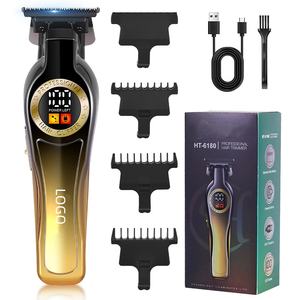 Cortadora de pelo eléctrica inalámbrica profesional, <span class=keywords><strong>la</strong></span> <span class=keywords><strong>mejor</strong></span> máquina de peluquero de acero inoxidable con alimentación USB recargable <span class=keywords><strong>para</strong></span> el hogar en inglés - Product Image 2