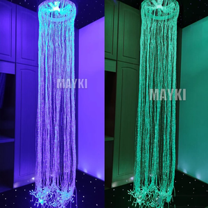 Paquetes de Fibra Óptica para Regulación Emocional en Autismo, Equipo de Integración Sensorial, Cortinas de Techo de Fibra Óptica RGB, Cascadas de Pared - Product Image 5