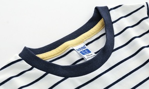 สินค้าขายดีในอาลีบาบา เสื้อยืดเด็กผู้ชายลายการ์ตูนพิมพ์ลายทาง ผ้าดรายฟิต คอตตอนอียิปต์ 100% - Product Image 4