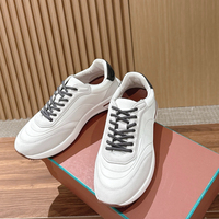 Baskets basses en cuir pour hommes, style designer vintage, color block, semelle souple, pour la marche quotidienne, rétro, printemps, maille, haute qualité