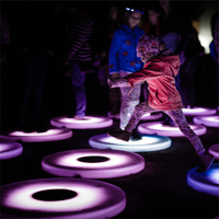 Panneaux de piste de danse LED lumineux en acier inoxydable étanches pour mariages, fêtes, scènes, aménagements paysagers et décorations de Noël à domicile