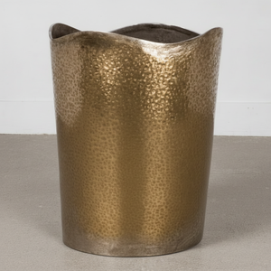 Cubo de basura de metal moderno FlatTop para espacios contemporáneos Cocina Restaurante Baño-para gestión de basura de papel usado - Product Image 1