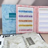 Nouvelle nuanceire magnétique pour vernis à ongles 120/180 couleurs avec livre d'échantillons magnétique pour vernis gel