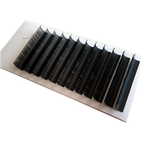 Plateaux de cils de volume de cils de vison de marque privée extensions de cils individuelles fournitures extensions de cils en cachemire