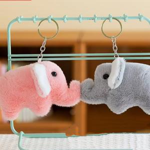 Llavero De Peluche Elefante De 13 Cm Con Mosquetón, Amuleto De La Suerte Y Viaje, ángel De La Guarda, Regalo Para Niños Y Adultos, En Varios Colores