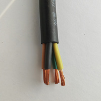 Câble en cuivre Huaqi YCW 4 conducteurs, 4 mm, en caoutchouc, résistant à la chaleur 65°C, flexible, pour équipement industriel mobile