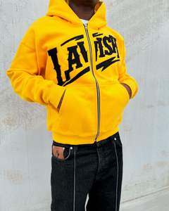 Пользовательские 500 GSM 100% хлопковые флисовые тяжелые потертые Лоскутные вышивки кислотно-вымытые камни Многослойные толстовки мужские толстовки - Product Image 4