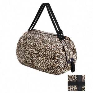 Portable Large Oxford Cloth <b>Folding</b> Shopping Bag Colorful Camouflage Reusable Foldable Grocery Tote Bag - Product Image 6