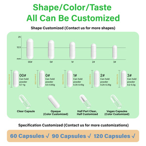 Capsule de supplément de magnésium tout en un glycinate citrate gluconate malate orote probiotiques prébiotiques fos gos pectine de pomme - Product Image 5