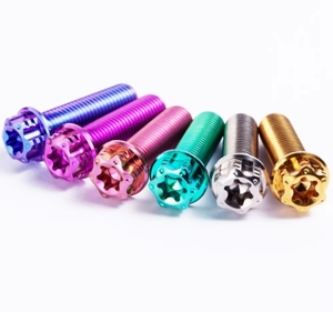 Bu lông titan hợp kim tùy chỉnh đầu Torx cho xe máy, cấp Gr5, kích thước M6, M5 - Product Image 4