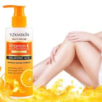 Krim Pelembap Harian Label Pribadi OEM, Menghaluskan, Menutrisi, Melembapkan, Vitamin C E Asam Hialuronat, Pemutih Kulit, Losion Tubuh