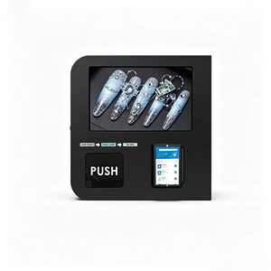 Distributeur automatique de vapes Feishi mural, mini, écran tactile 15,6 pouces, en acier inoxydable, gestion basée sur le cloud pour la <span class=keywords><strong>presse</strong></span> à bijoux - Product Image 3