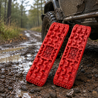 Tapis de récupération 4x4, planches de traction avec base de levage pour camions tout-terrain, voitures, sable, neige, boue