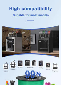 Filament d'impression 3D PLA Soie Arc-en-ciel Effet de flux de couleur 1,75 mm Matériau d'impression plastique brillant Consommable d'imprimante - Product Image 4