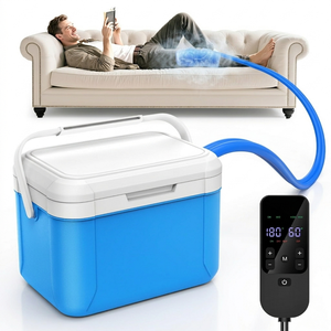 Portable Ice Therapy Machine Cold Compression <strong>Recovery</strong> System with Quiet Pump and Timer for Knee Shoulder Ankle Care - Product Image 1