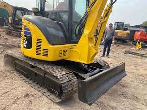 Mini-excavatrice Komatsu Pc55 d'occasion en excellent état, modèle 2022, godet de 0,18 m, moteur et pompe, Chine, à vendre - Product Image 5