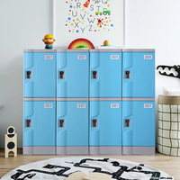 Casiers électroniques intelligents en plastique ABS Toppla avec structure démontable pour étudiants et bureaux, certifiés ISO