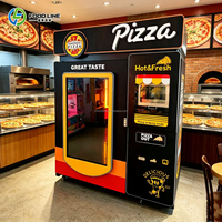 Distributeur automatique de pizzas intelligent pour l'extérieur, entièrement automatique, à vendre
