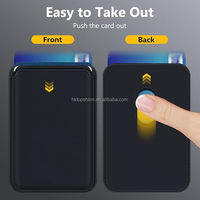 Porte-cartes magnétique N52 avec MaggSafe pour iPhone 16 15 14 13 12 Pro Max Plus, Mag 3 Safe Card Case pour Apple iPhone
