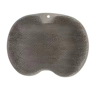 Tapis de douche antidérapant en silicone exfoliant et massant pour le dos et les pieds, avec ventouses - Product Image 3