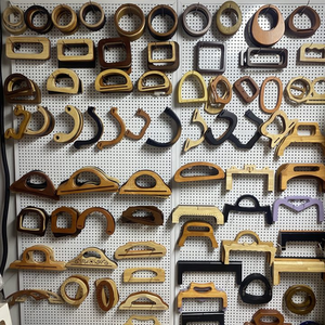 Bán buôn 100% tự nhiên rắn gỗ chuyên nghiệp thân thiện với môi xử lý khung móc áo cho Handmade Túi xách DIY Tote làm túi - Product Image 1