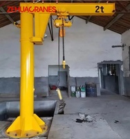 Jib Crne 360 autoportant de haute qualité °   Grue à flèche rotative murale de type pilier pour poste de levage en usine