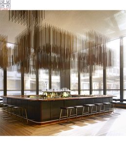 Rectangular Shape Commerical <strong>Breakfast</strong> Artificial Stone <strong>Free</strong> <strong>Standing</strong> Modern <strong>bar</strong> Counter for Sale - Product Image 1