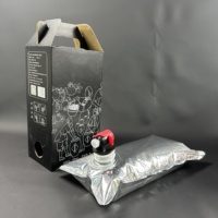 1L 3L 5L aluminium vin café sac dans la boîte sacs avec vitop pour jus bavoir sac dans la boîte distributeur pour emballage de boisson liquide