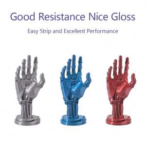 Lyjenny HS PETG filamento de impresora 3D a granel 1KG gris metálico 1,75mm textura de Metal calificado al por mayor varillas de plástico 3D - Product Image 3