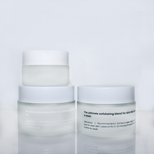 Tùy Chỉnh Skincare Đóng Gói 5G 10G 30G 50G 100G Matte Rõ Ràng Frosted Mặt Kem Mỹ Phẩm Lọ Thủy Tinh Với Vít Top Có Nắp Đậy - Product Image 3