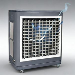Ventilador de Piso con Enfriamiento Evaporativo, Desmontable, Portátil, con Tanque de Agua - Product Image 3