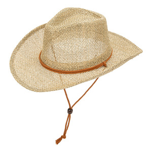 Sombrero de Paja para Mujer, Ala Ancha, Estilo Vaquero, Transpirable, Protección Solar, Estilo Y2K, Tejido a Mano, 56-58CM, Sombrero de Copa para Mujer Adulta - Product Image 5