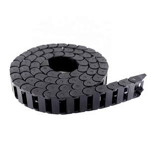 10 x 20mm 10*20mm L1000mm Cable Drag Chain Wire Carrier with end connectors for CNC Router Machine Tools