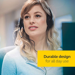 Casque d'écoute stéréo supra-auriculaire <span class=keywords><strong>Jabra</strong></span> Biz 1500 Duo/Mono <span class=keywords><strong>QD</strong></span> avec microphone antibruit - Product Image 6