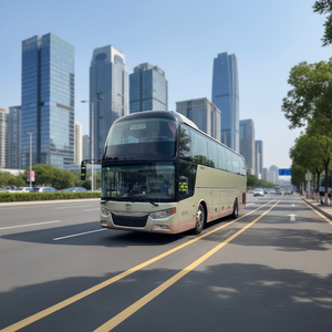 รถบัสดีเซล Zhongtong มือสองแบบกำหนดเองได้ 54 <span class=keywords><strong>ที่</strong></span>นั่ง รถบัสโดยสารมือสองสำหรับขาย - Product Image 1