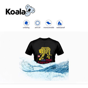 Koala, venta al por mayor, papel de impresión de transferencia de calor de inyección de tinta de rejilla azul para Camiseta de algodón oscuro - Product Image 5