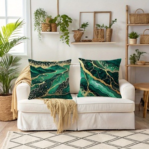 Fodere <span class=keywords><strong>per</strong></span> cuscini personalizzate con stampa oro, morbide in peluche, moderne, di lusso, decorative <span class=keywords><strong>per</strong></span> hotel - Product Image 1